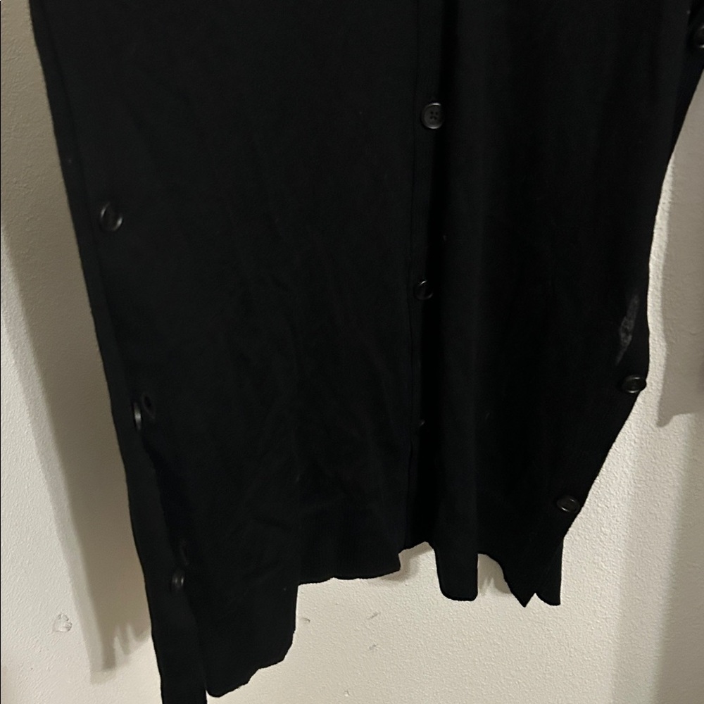 ALL-SAINTS MORI MERINO WOOL LONG CARDIGAN SWEATER BLACK SIZE MEDIUM NEW - Picture 13 of 14